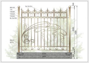 Эскиз ограждения